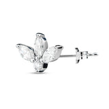 Diamond Lotus Bloom Earring