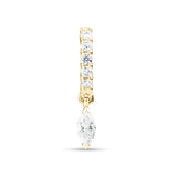 Marquise Diamond Embrace Huggie