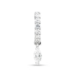 Marquise Diamond Embrace Huggie