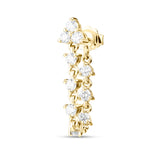 Trinity Diamond Rock Goddess Earring