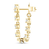 Trinity Diamond Rock Goddess Earring