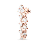Trinity Diamond Rock Goddess Earring