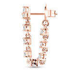 Trinity Diamond Rock Goddess Earring