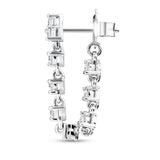 Trinity Diamond Rock Goddess Earring