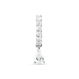 Pear Diamond Embrace Huggie Earring