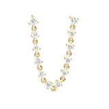 The Double Diamond Rock Goddess Earring
