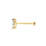 Marquise Diamond Earring 6x3mm