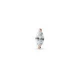 Marquise Diamond Earring 6x3mm