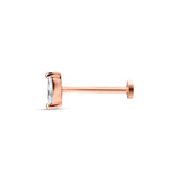 Marquise Diamond Earring 6x3mm
