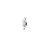 Marquise Diamond Earring 5x2.5mm