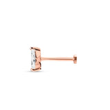 Marquise Diamond Earring 5x2.5mm